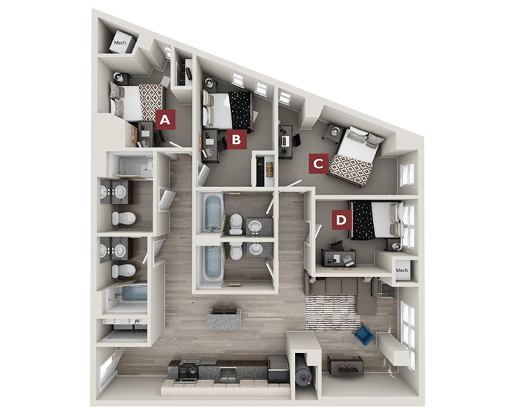 Deerwood Floor plan