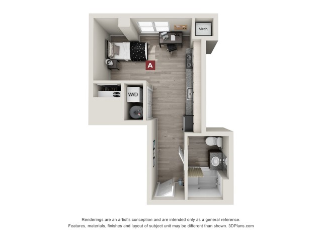 Sutton - Studio S2 Floor plan