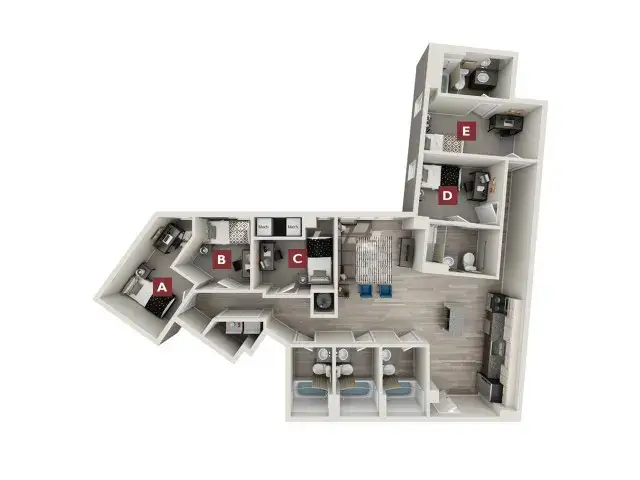 Fulham - 5x5 E3 Floor plan