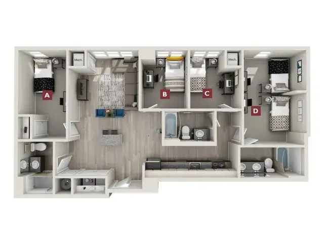 Derby - 4x3 D4 Floor plan